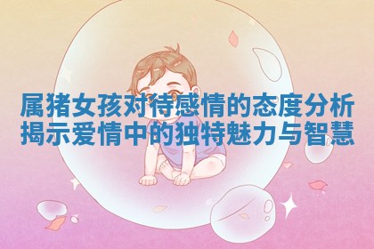 属猪女孩对待感情的 ⛺ 态度分析揭示爱情中的独特魅力与 🥣 智慧
